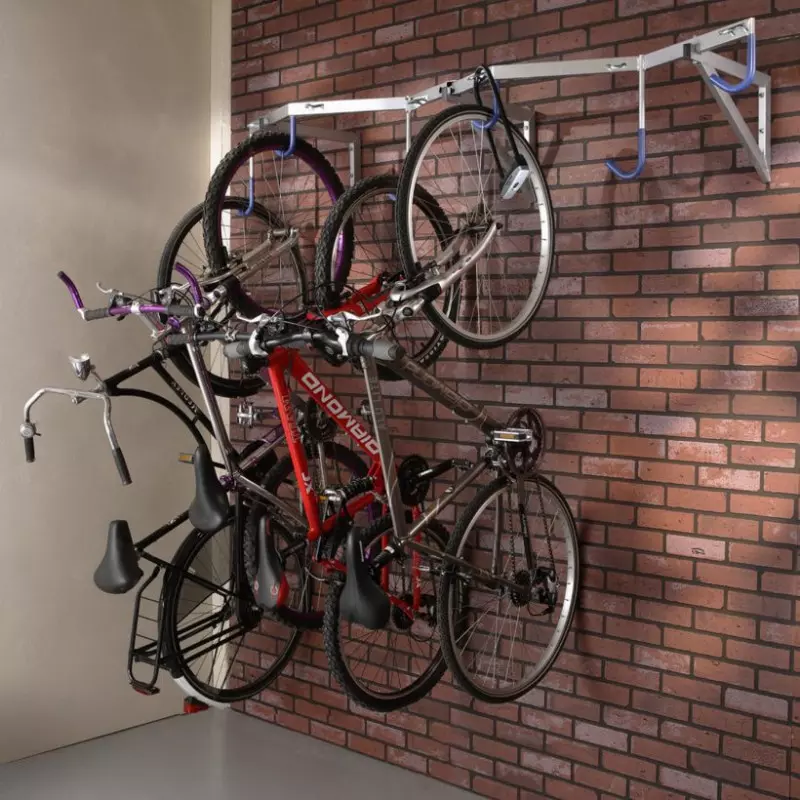 Support vélos mural 6 places pour garage