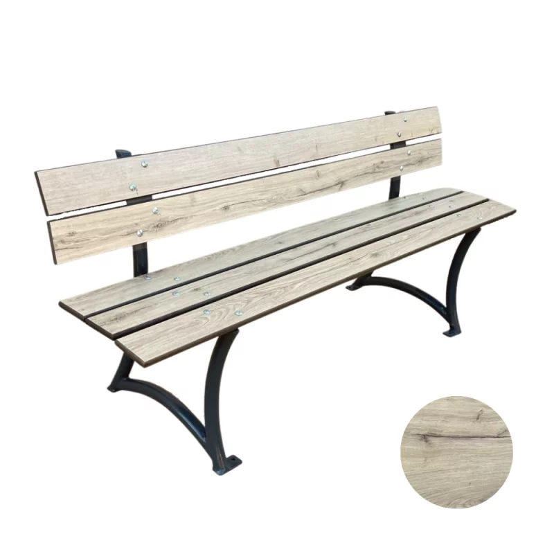 Banc jardin design - Banc en HPL - Banc extérieur - Banc de jardin