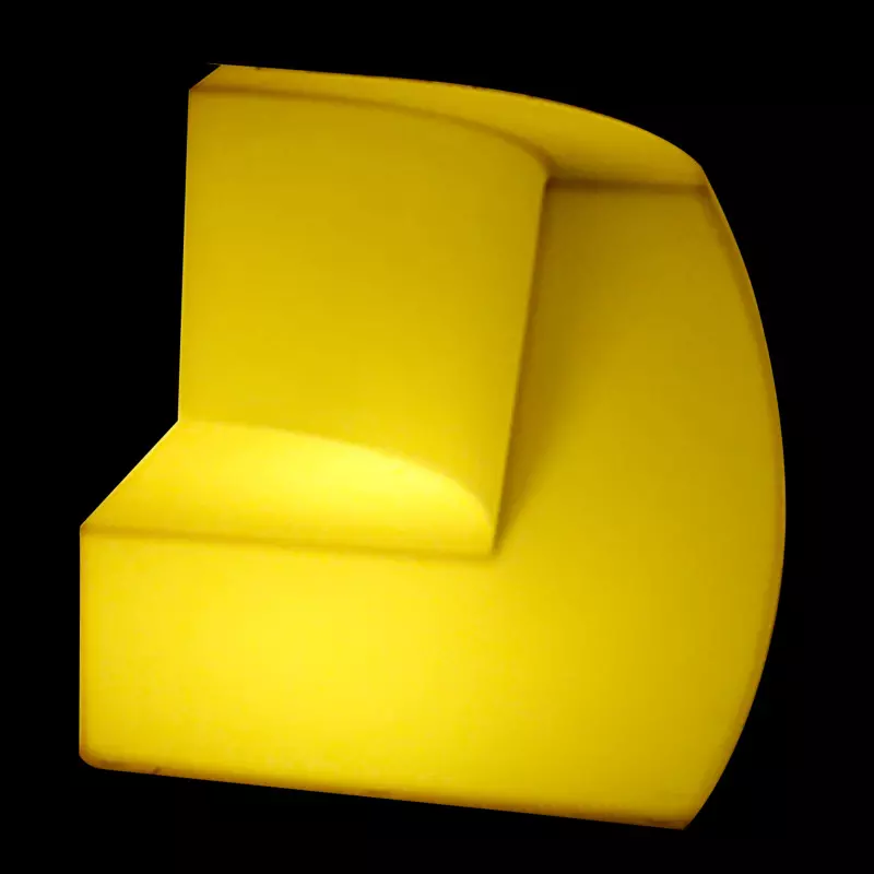 Fauteuil d'angle modulable lumineux