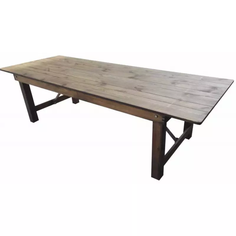 Table pliante en bois RUSTIQUE