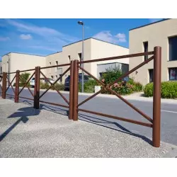 Barrière de ville en acier Carrefour PROCITY