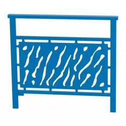 Barrière main courante Venise tôle découpée Barrière main courante Venise tôle découpée