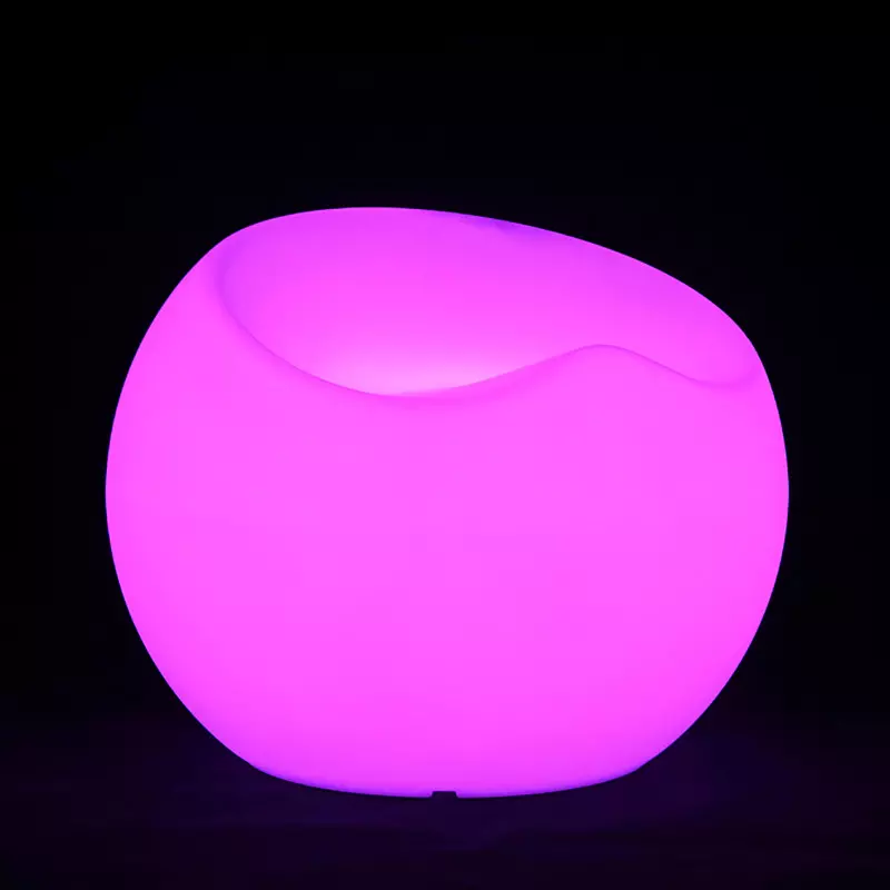 Pouf rond Led Bubble