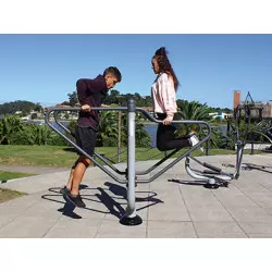 Agrès de fitness extérieur BARRES PARALLÈLES