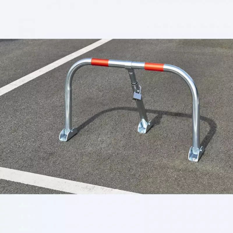 Bloc parking rabattable avec cadenas