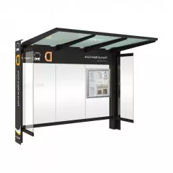 Station bus Kub PROCITY - Avec bardage Station bus Kub PROCITY - Avec bardage