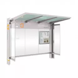 Station bus Kub PROCITY - Avec bardage Station bus Kub PROCITY - Avec bardage