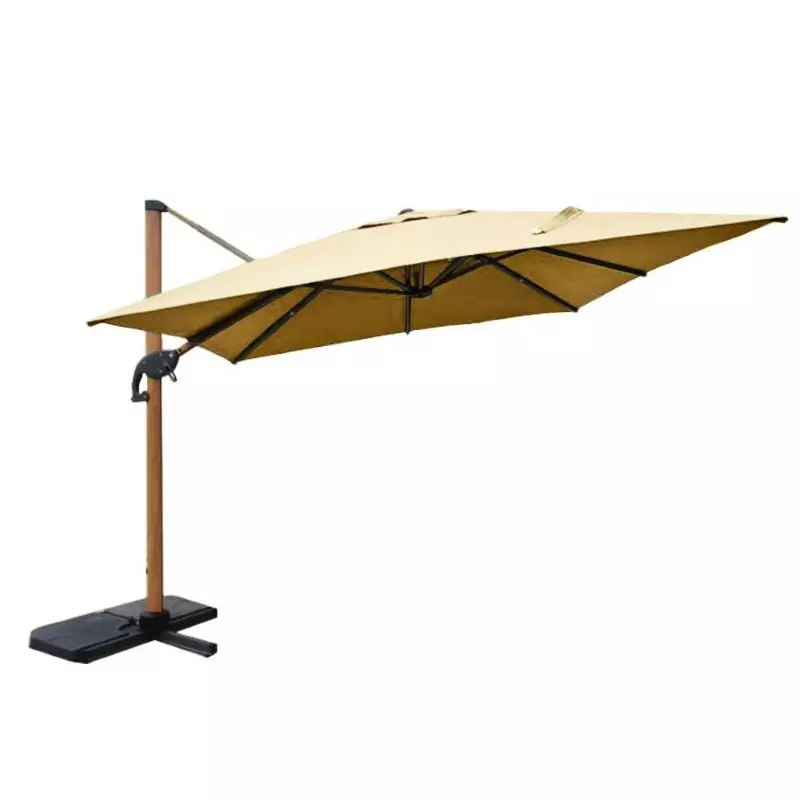 Parasol déporté carré - beige Parasol déporté carré - beige