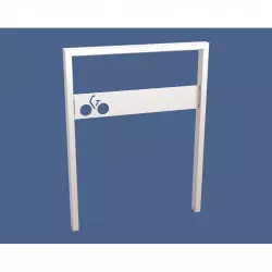 Appui vélos avec signalétique Milan PROCITY - Scellement direct