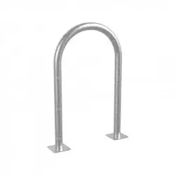 Support vélos trombone galva Ø60 mm PROCITY - sur platines