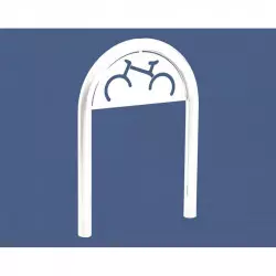 Support vélos trombone avec signalétique PROCITY - scellement direct Support vélos trombone avec signalétique PROCITY - scellement direct