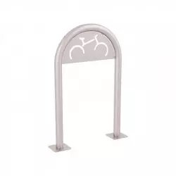 Support vélos trombone avec signalétique PROCITY - sur platines
