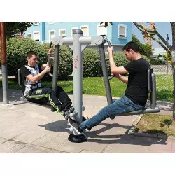 Appareil de sport extérieur pour l'étirement des jambes