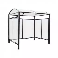 Abri vélos/motos avec bardage polycarbonate PROCITY