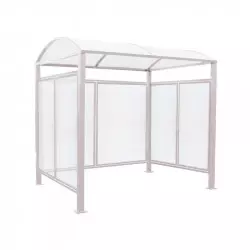 Abri vélos/motos avec bardage polycarbonate PROCITY