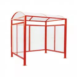 Abri vélos/motos avec bardage polycarbonate PROCITY