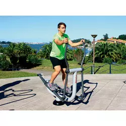 Agrès de fitness extérieur vélo elliptique