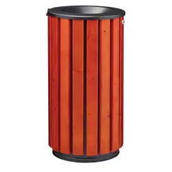 Poubelle de rue pour tri sélectif avec tête entonnoir ROSSIGNOL