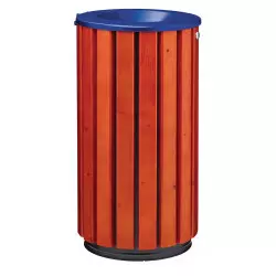 Poubelle de rue pour tri sélectif avec tête entonnoir ROSSIGNOL