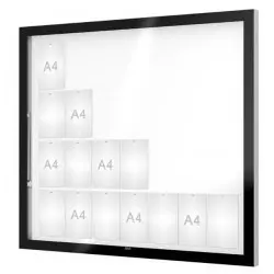 Vitrine d'affichage Edge ép.80 mm PROCITY