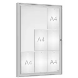 Vitrine d'affichage Classique anodisée PROCITY