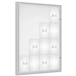 Vitrine d'affichage Classique anodisée PROCITY