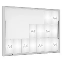 Vitrine d'affichage Classique anodisée PROCITY