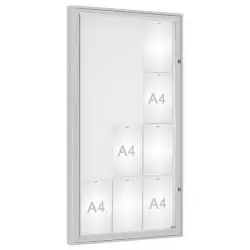 Vitrine extérieure 1000 anodisée PROCITY Vitrine extérieure 1000 anodisée PROCITY