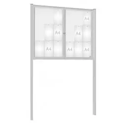 Vitrine extérieure sur poteaux Tradition PROCITY