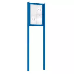 Vitrine d'affichage sur poteaux Tradition Couleur PROCITY Vitrine d'affichage sur poteaux Tradition Couleur PROCITY