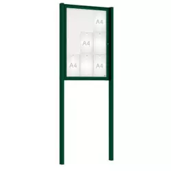 Vitrine d'affichage sur poteaux Tradition Couleur PROCITY
