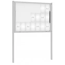 Vitrine d'affichage sur poteaux Classique PROCITY
