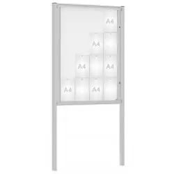 Vitrine d'affichage sur poteaux Classique PROCITY
