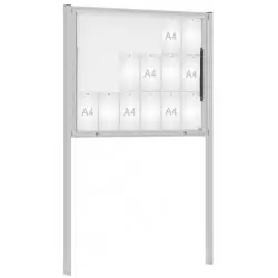 Vitrine d'affichage sur poteaux Classique PROCITY