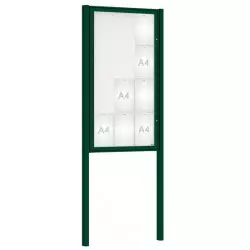 Vitrine extérieure sur poteaux Classique Couleur PROCITY Vitrine extérieure sur poteaux Classique Couleur PROCITY