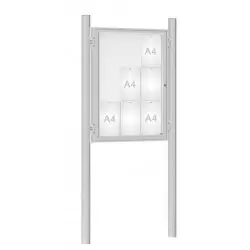 Vitrine sur poteaux extérieure 1000 PROCITY