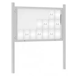 Vitrine sur poteaux extérieure 1000 PROCITY Vitrine sur poteaux extérieure 1000 PROCITY