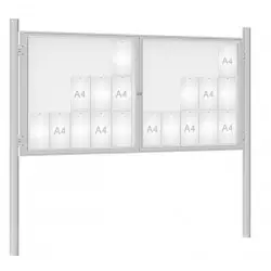 Vitrine sur poteaux extérieure 1000 PROCITY