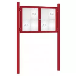 Vitrine d'affichage sur poteaux 1000 Couleur PROCITY