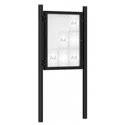 Vitrine d'affichage sur poteaux 1000 Couleur PROCITY
