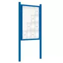 Vitrine extérieure 2000 sur poteaux Couleur PROCITY