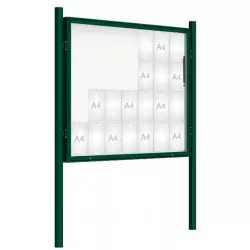 Vitrine extérieure 2000 sur poteaux Couleur PROCITY Vitrine extérieure 2000 sur poteaux Couleur PROCITY