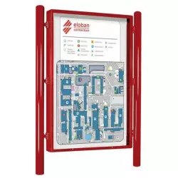 Panneau-vitrine Carrefour PROCITY