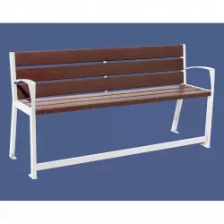 Banc plastique recyclé Silaos® - Gamme séniors PROCITY Banc plastique recyclé Silaos® - Gamme séniors PROCITY