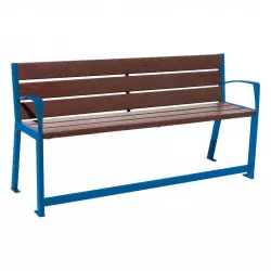 Banc plastique recyclé Silaos® - Gamme séniors PROCITY Banc plastique recyclé Silaos® - Gamme séniors PROCITY