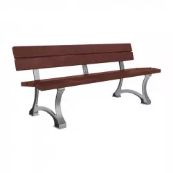 Banc de ville en plastique recyclé Mora PROCITY Banc de ville en plastique recyclé Mora PROCITY