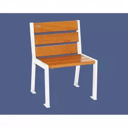 Fauteuil en acier et bois Silaos® PROCITY - sans accoudoirs Fauteuil en acier et bois Silaos® PROCITY - sans accoudoirs