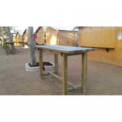 Table comptoir extérieure en bois XXL