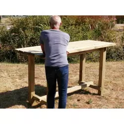 Table comptoir extérieure en bois XXL