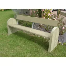 Banc extérieur en bois avec...